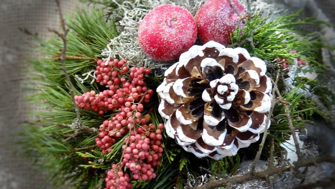 Blumen Mueller Advent Zapfen