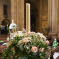 Kirchendeko mit Kerze