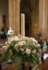 Kirchendeko mit Kerze